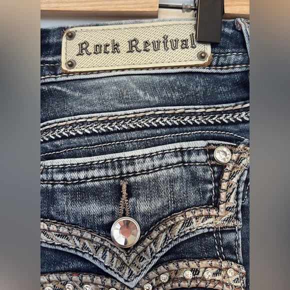 Rock Revival Karla boot cut jeans , sz 27 - Picture 4 of 16